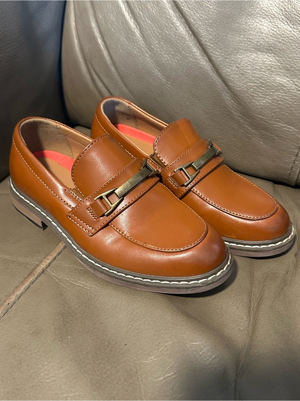 Bruno Marc Classic Dress Slip-on Penny Loafer Shoes School Wedding Kids Size 11